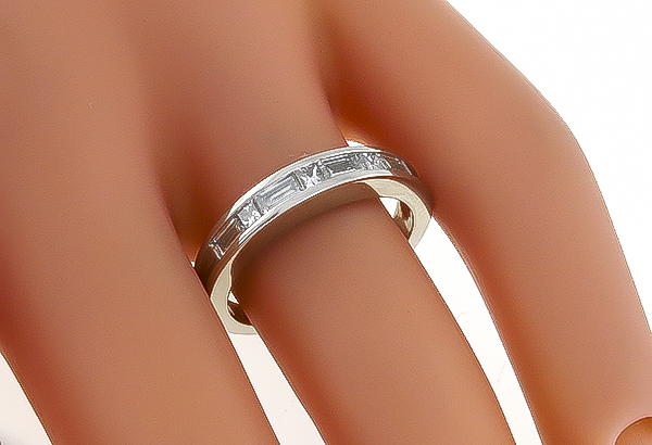 0.50ct diamond wedding band photo 1