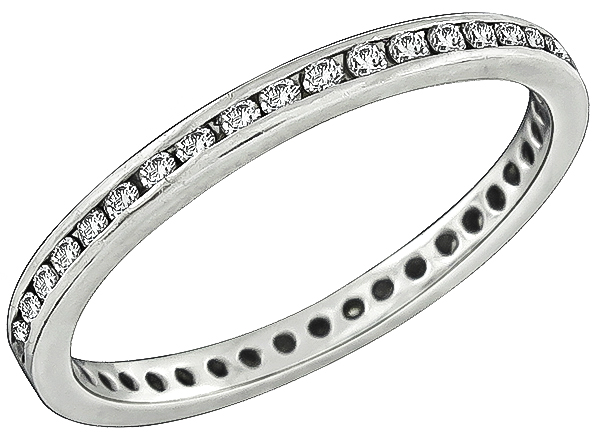 0.75ct Diamond Eternity Wedding Band Photo 1