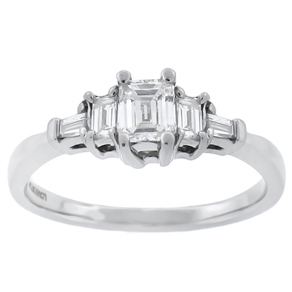 platinum diamond engagement ring 1