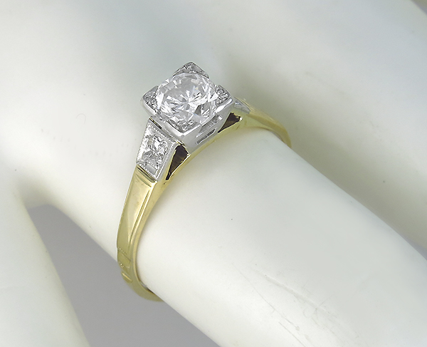 0.80ct diamond engagement ring photo 1