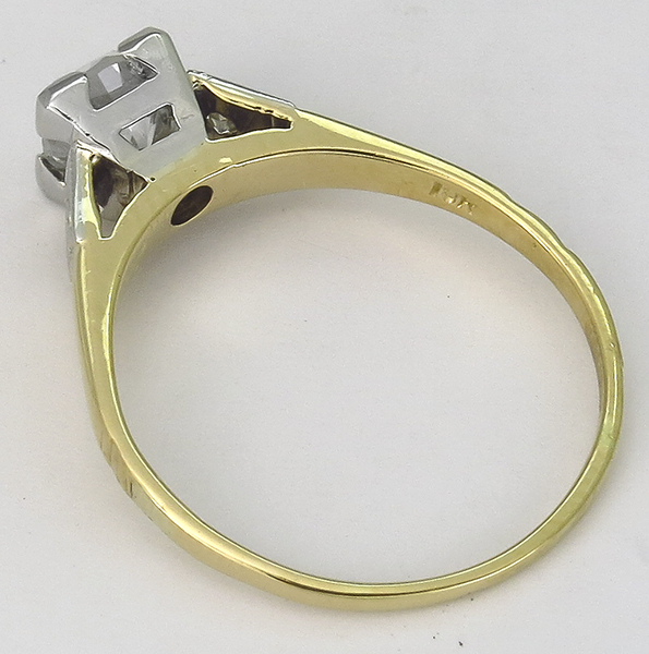 0.80ct diamond engagement ring photo 1