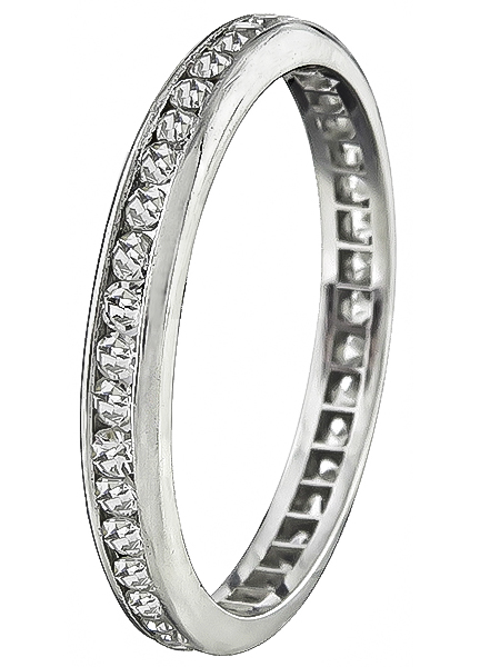 0.80ct Diamond Eternity Wedding Band