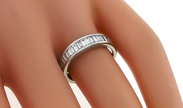 0.80ct diamond wedding band photo 1