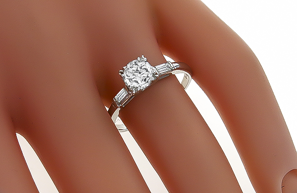 0.94ct Diamond Engagement Ring Photo 1
