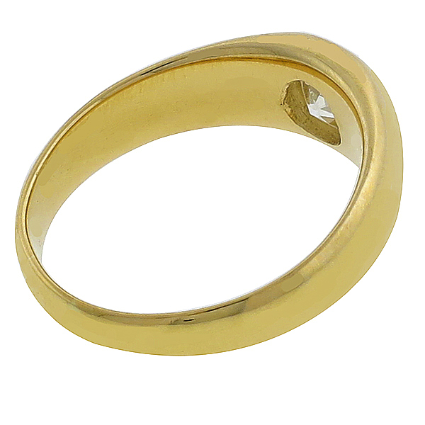 18k Yellow gold diamond ring 1
