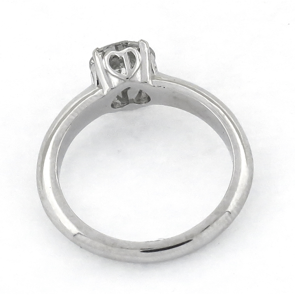 platinum solitaire diamond ring 1