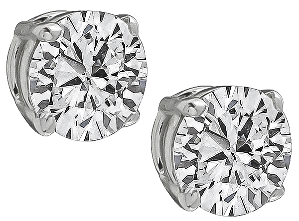 1.14ct Diamond Studs Earrings Photo 1