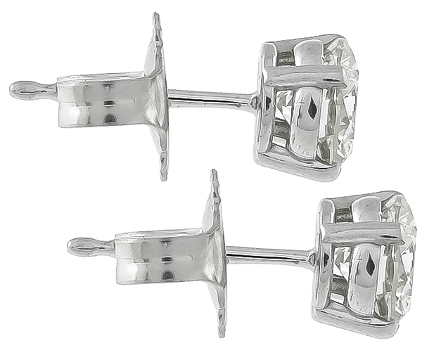 1.14ct Diamond Studs Earrings Photo 1