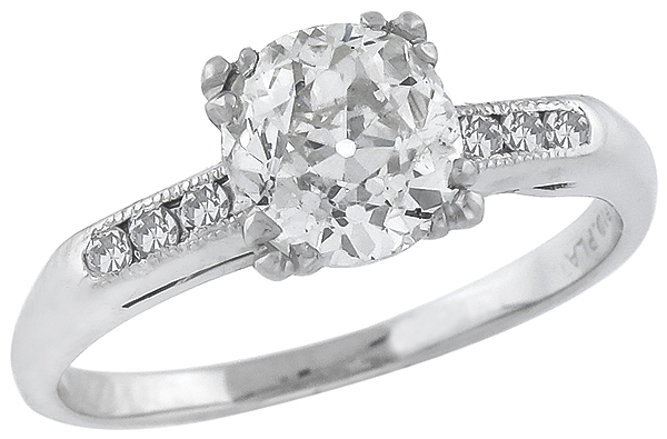 1.26ct diamond engagement ring photo 1