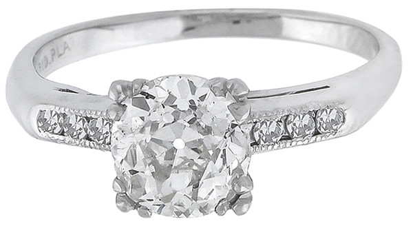 1.26ct diamond engagement ring photo 1