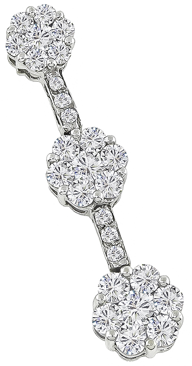 1.50ct Diamond 14k White Gold Pendant