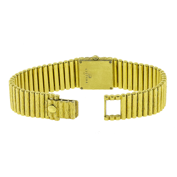 Diamond 18k Yellow Gold Women's Quartz Watch