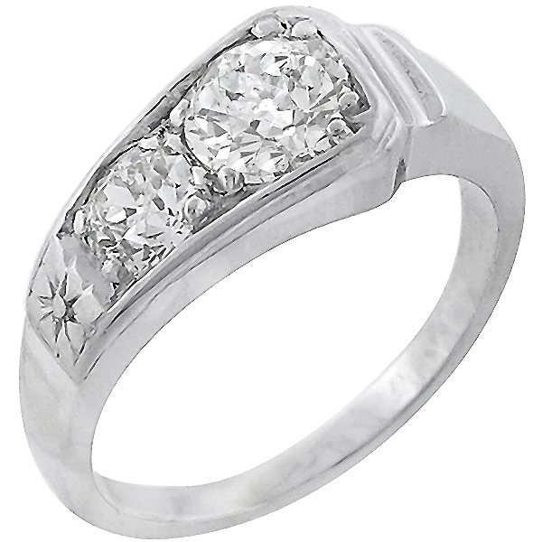 diamond 14k white gold ring 1