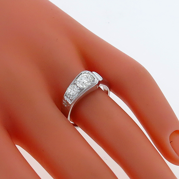 diamond 14k white gold ring 1