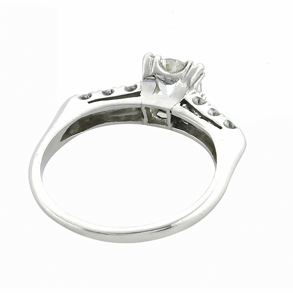 diamond platinum engagement ring 1