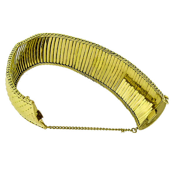 Estate Gold Scale Bracelet