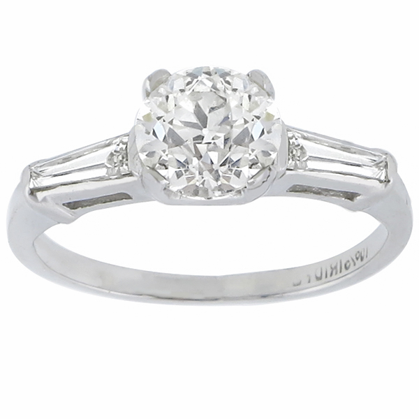 diamond platinum engagement ring 1