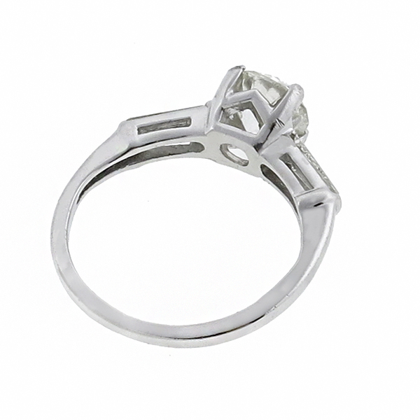 diamond platinum engagement ring 1