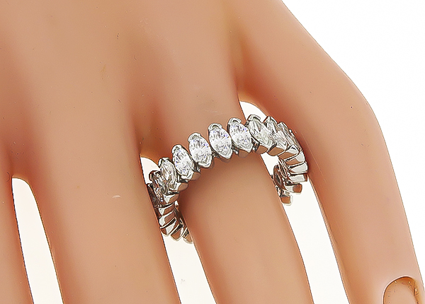 1950s 2.80ct Diamond Eternity Wedding Band