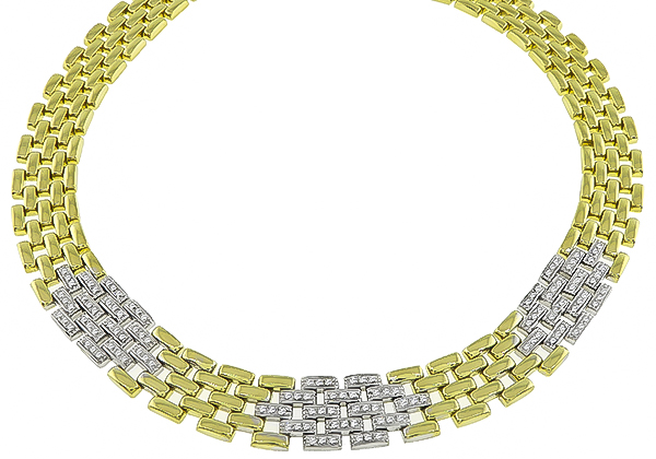 2.00ct Diamond Panthere Style Necklace