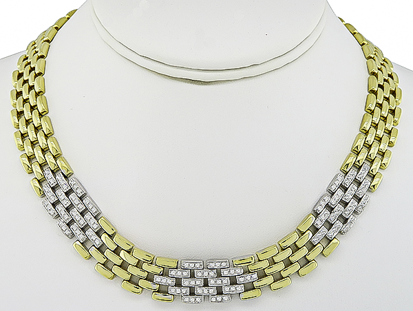 2.00ct Diamond Panthere Style Necklace