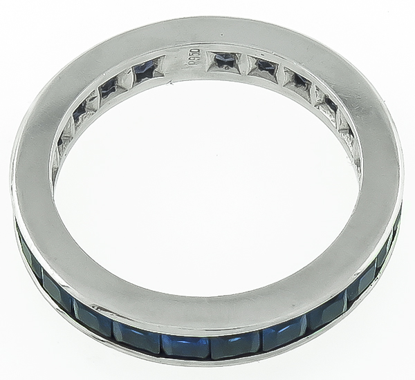 2.00ct Sapphire Eternity Wedding Band Photo 1