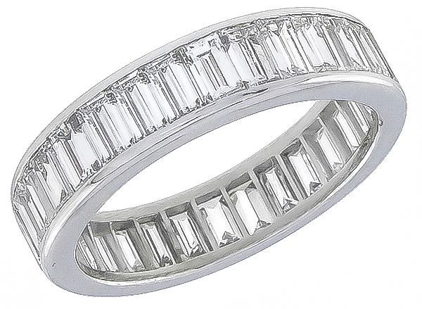 2.40ct diamond eternity wedding band photo 1