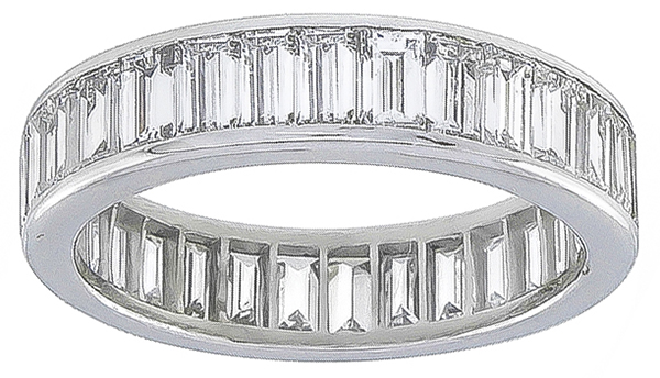 2.40ct diamond eternity wedding band photo 1