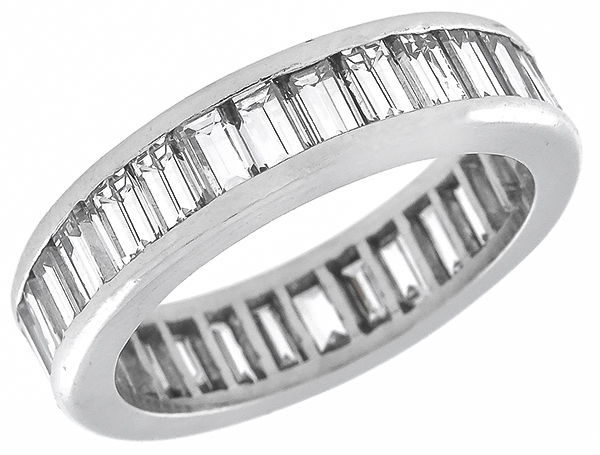 3.00ct diamond eternity wedding band photo 1