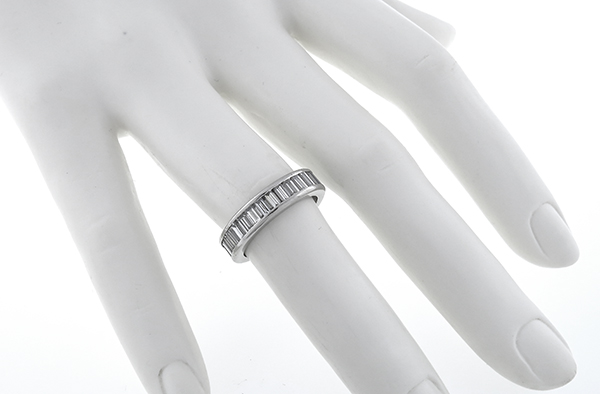 3.00ct diamond eternity wedding band photo 1
