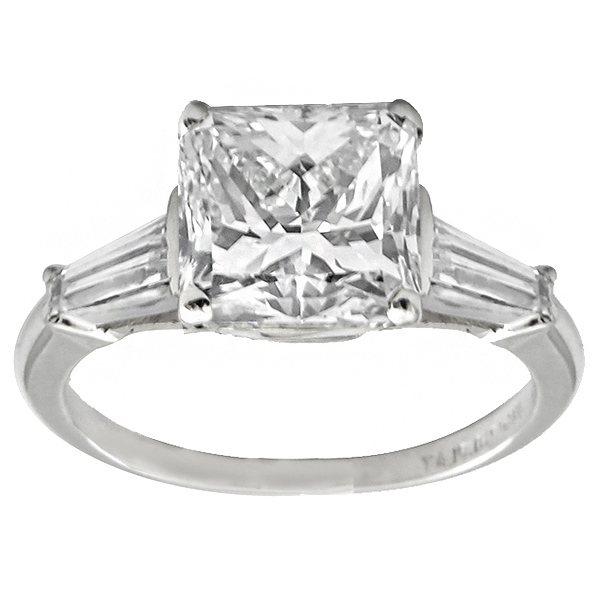 3.38ct diamond  engagement ring pic 1