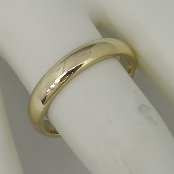 14k yellow gold wedding band 1