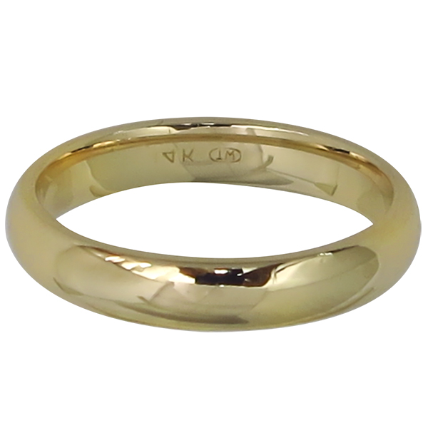14k yellow gold wedding band 1