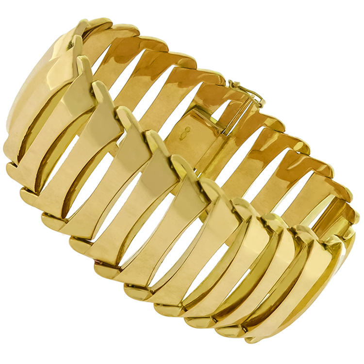 Retro 1940s Gold Bracelet 