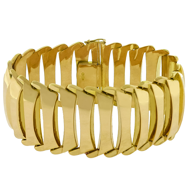 Retro 1940s Gold Bracelet 