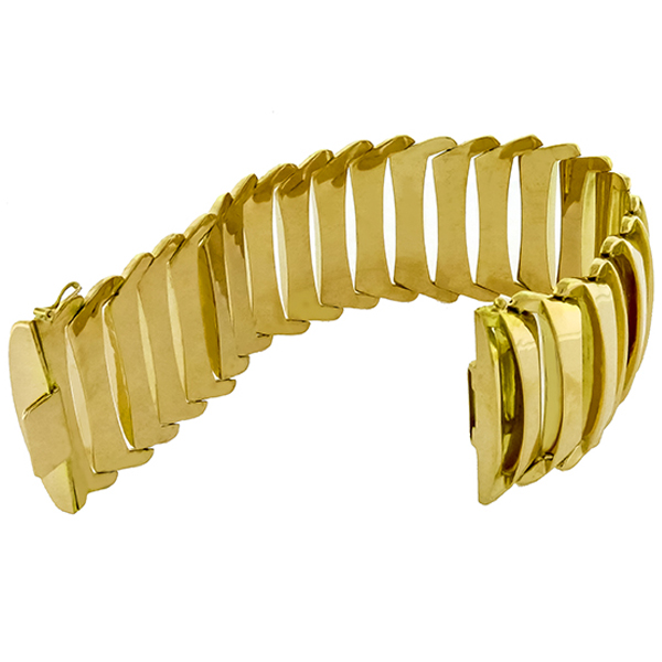 Retro 1940s Gold Bracelet 