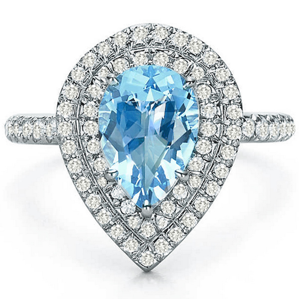 tiffany pear shaped engagement ring