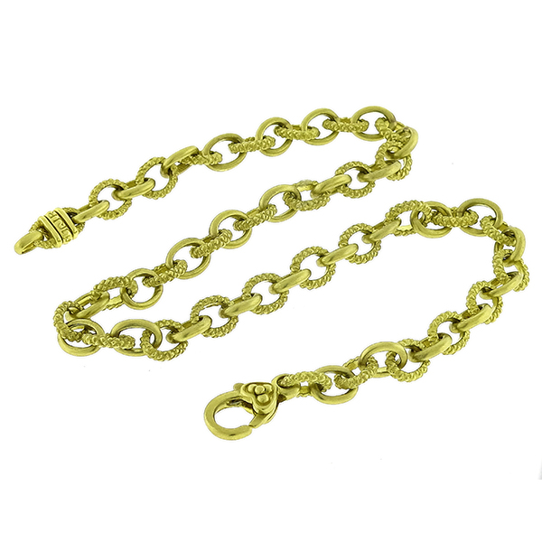 J Ripka Diamond Gold Chain Necklace
