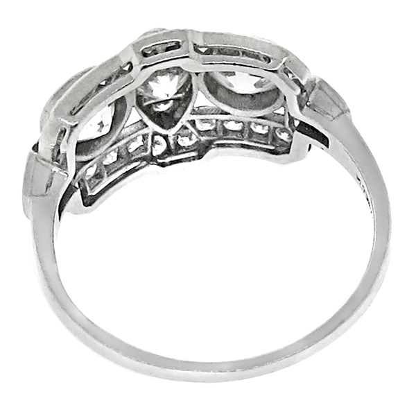 Art Deco 1.00ct Diamond Anniversary Ring