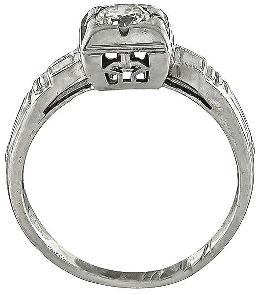 Antique 0.25ct Diamond Engagement Ring