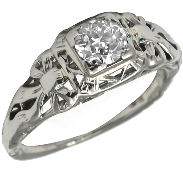 photo 1 diamond gold engagement ring