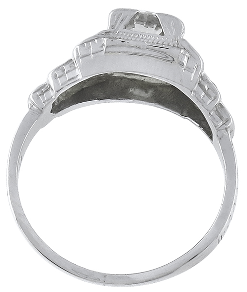 antique 0.60ct diamond engagement ring photo 1