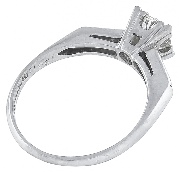 antique 0.60ct diamond engagement ring photo 1