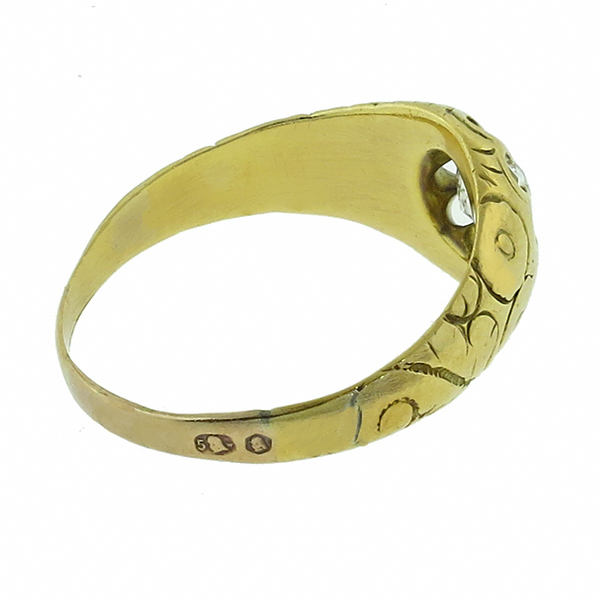  diamond 14k yellow gold  ring  1