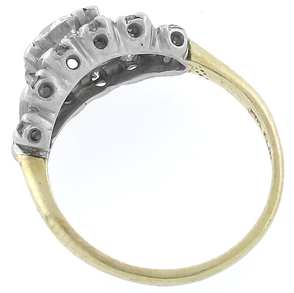 antique 0.95ct diamond engagement ring photo 2