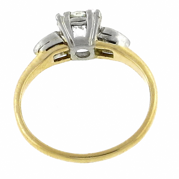 diamond 14k yellow gold engagement ring  1