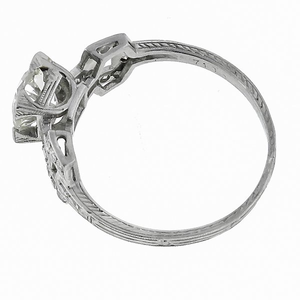 diamond platinum engagement ring 1