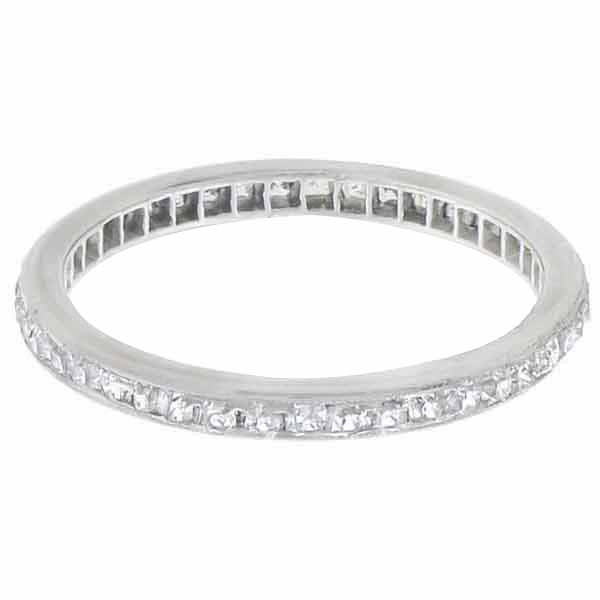 platinum diamond eternity wedding band  1