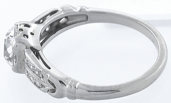 antique 1.03ct diamond engagement ring photo 1