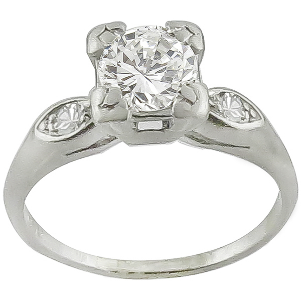 Estate 0.70ct Diamond Engagement Ring 